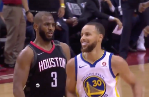 Chris Paul and Steph Curry