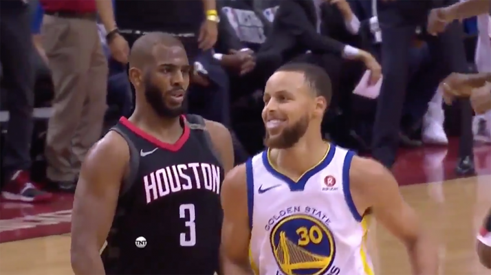 Chris Paul and Steph Curry