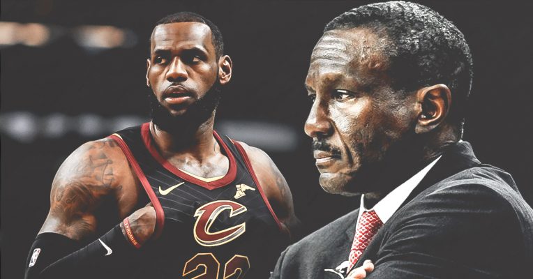 LeBron James and Dwane Casey