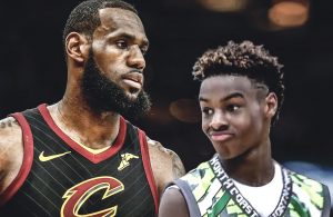 LeBron James and His Son