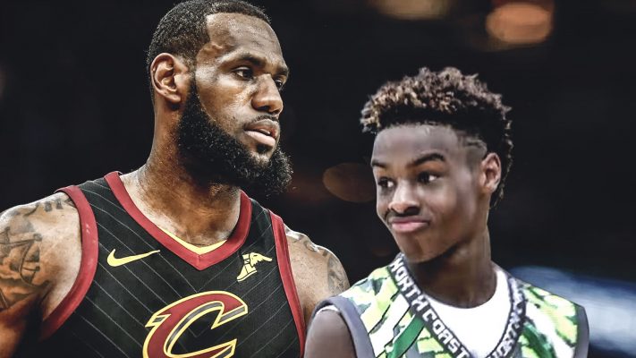 LeBron James and His Son