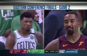 Marcus Smart and J.R. Smith