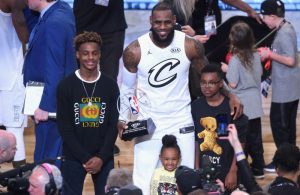 LeBron James and His Sons
