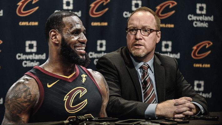 LeBron James and David Griffin Cavs