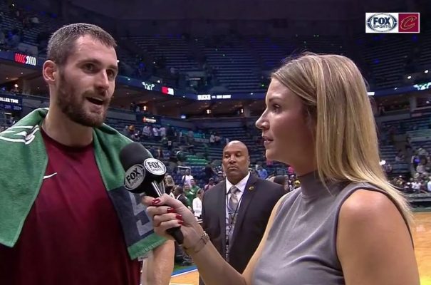 Allie Clifton and Kevin Love