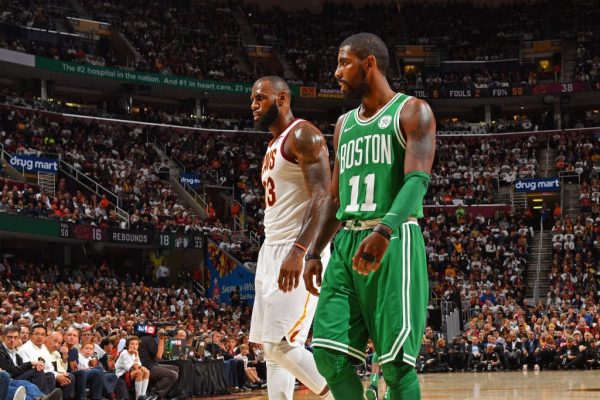 Kyrie Irving and LeBron James Cavs Celtics