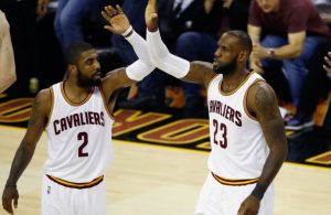 Kyrie Irving and LeBron James Cavs