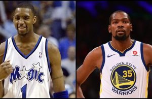 Tracy McGrady and Kevin Durant