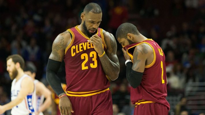 LeBron James and Kyrie Irving Cavs
