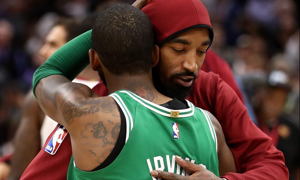 Kyrie Irving and J.R. Smith