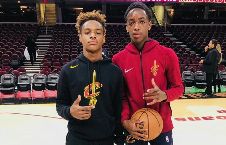 LeBron James Jr. and Zaire Wade