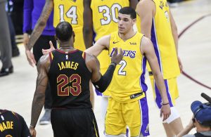 Cleveland Cavaliers Los Angeles Lakers LeBron James Lonzo Ball