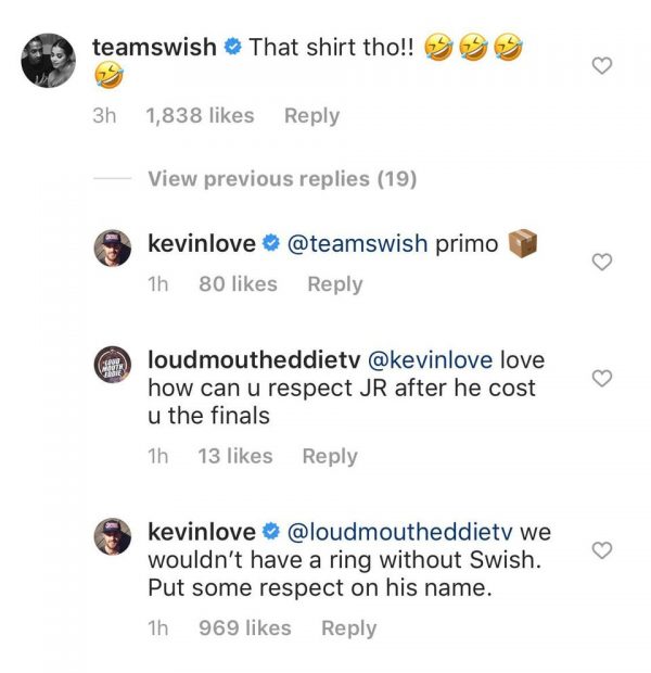 Kevin Love and J.R. Smith