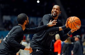 Kyrie Irving and Kevin Durant