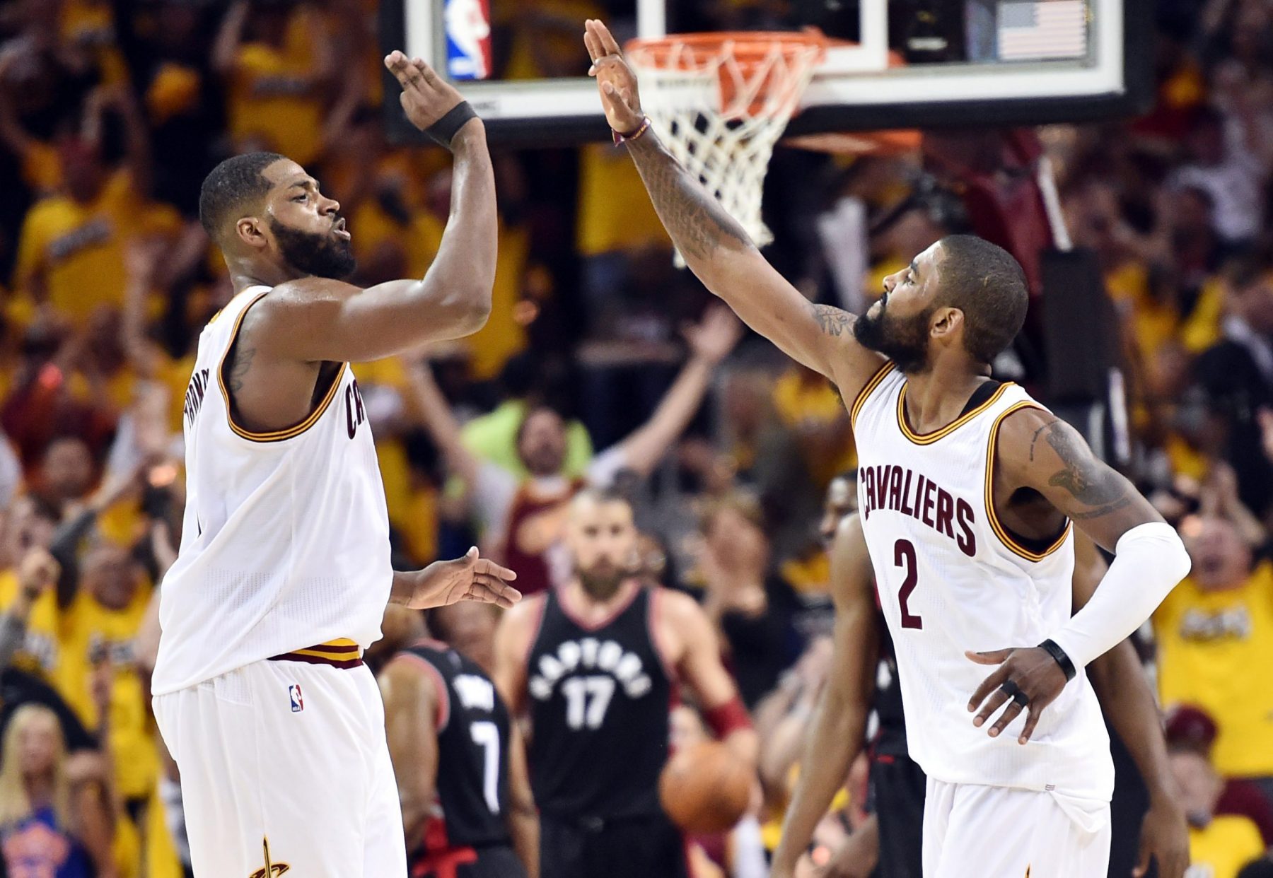 Tristan Thompson and Kyrie Irving
