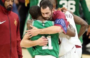 Kevin Love and Kyrie Irving