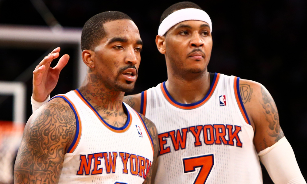 J.R. Smith and Carmelo Anthony