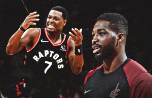 Kyle Lowry and Tristan Thompson