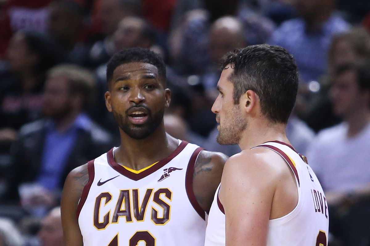 Tristan Thompson and Kevin Love