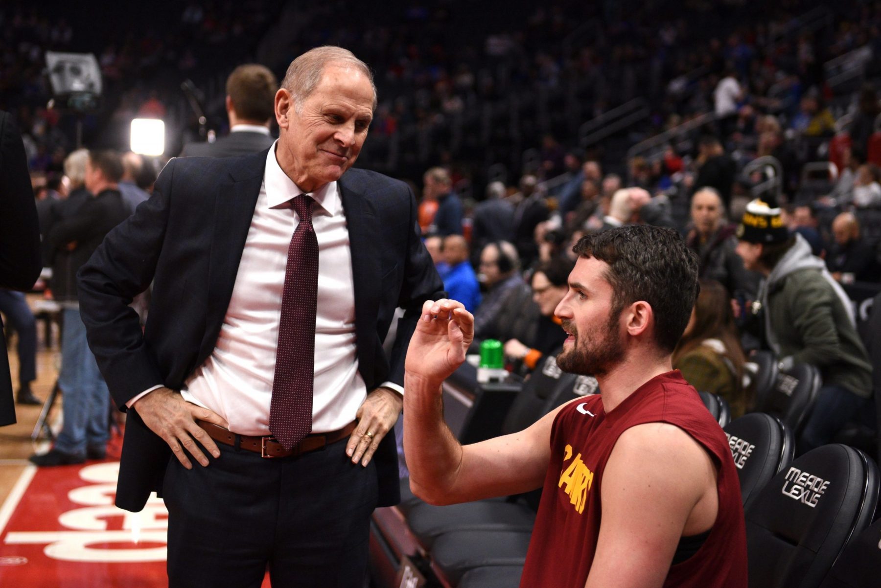 John Beilein and Kevin Love