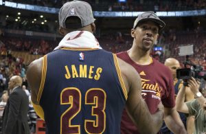 LeBron James and Channing Frye