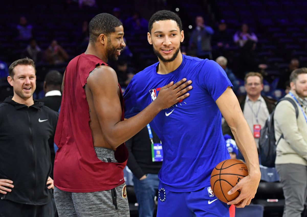Ben Simmons and Tristan Thompson