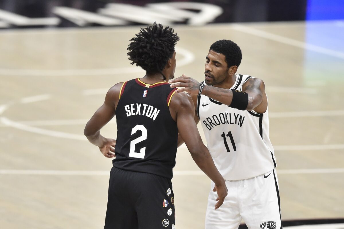 Collin Sexton and Kyrie Irving