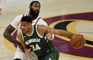 Andre Drummond and Giannis Antetokounmpo