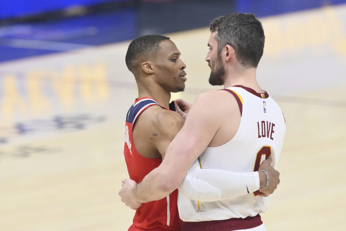 Kevin Love and Russell Westbrook