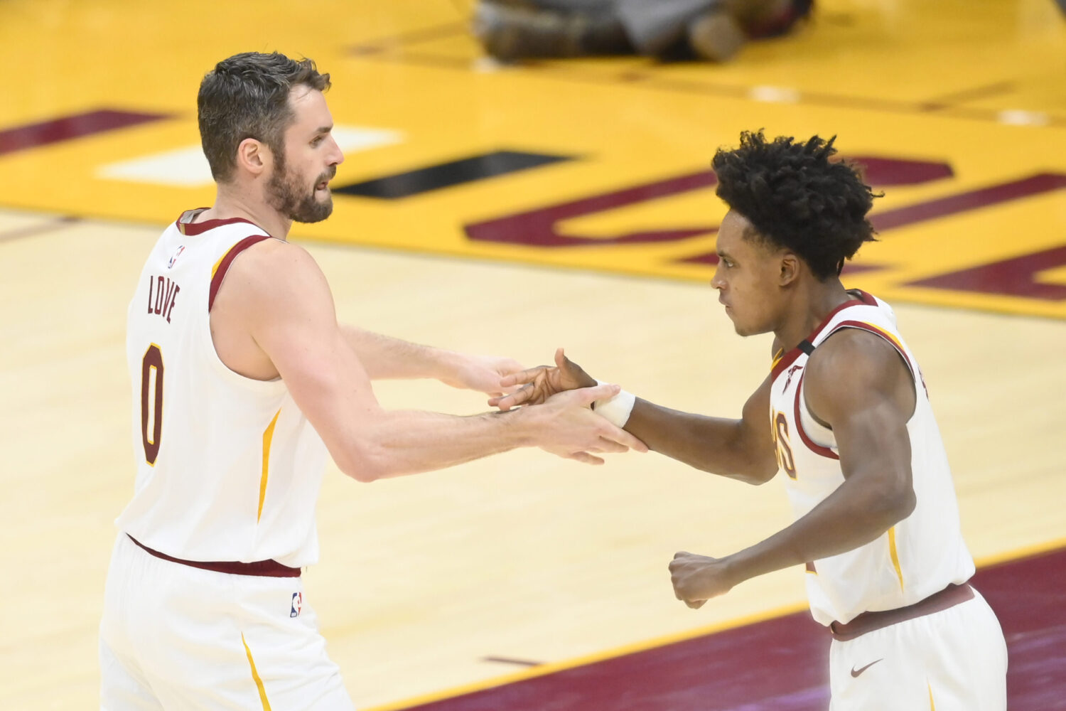 Kevin Love and Collin Sexton