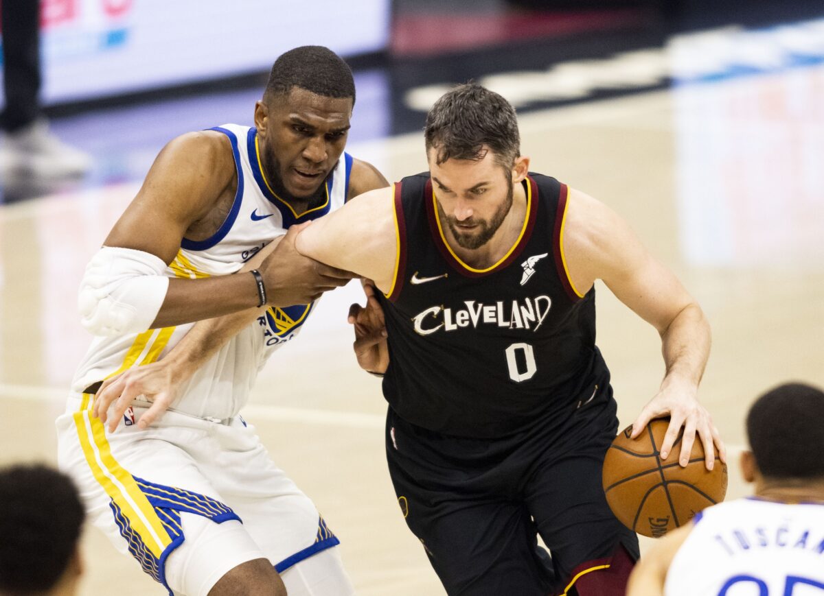 Kevin Love and Kevon Looney