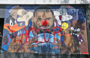 LeBron James mural