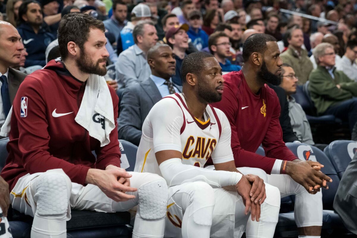 Dwyane Wade and Kevin Love