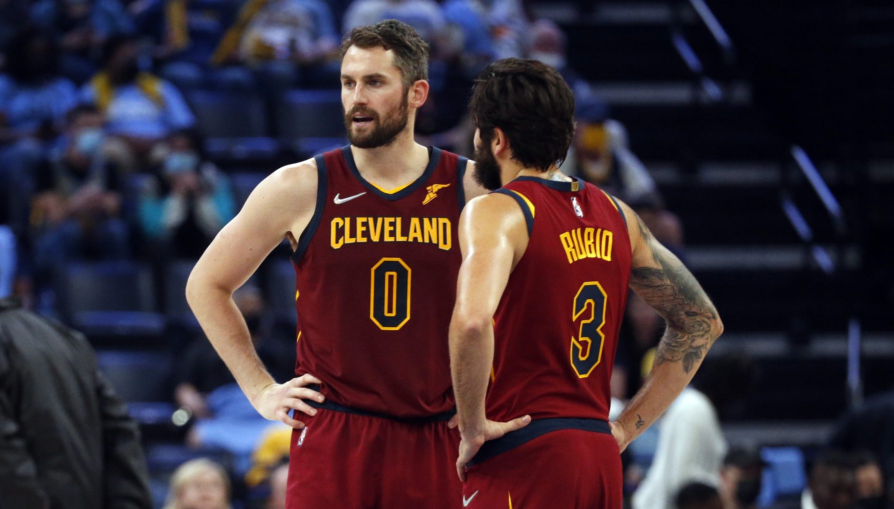 Kevin Love and Ricky Rubio