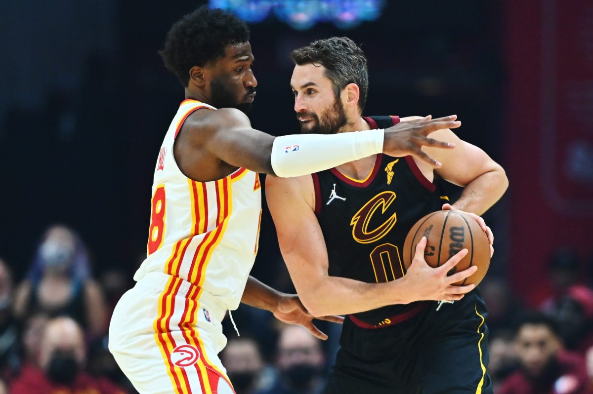 Kevin Love and Solomon Hill