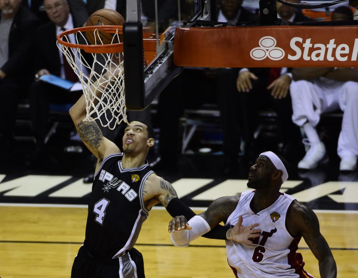 Danny Green and LeBron James