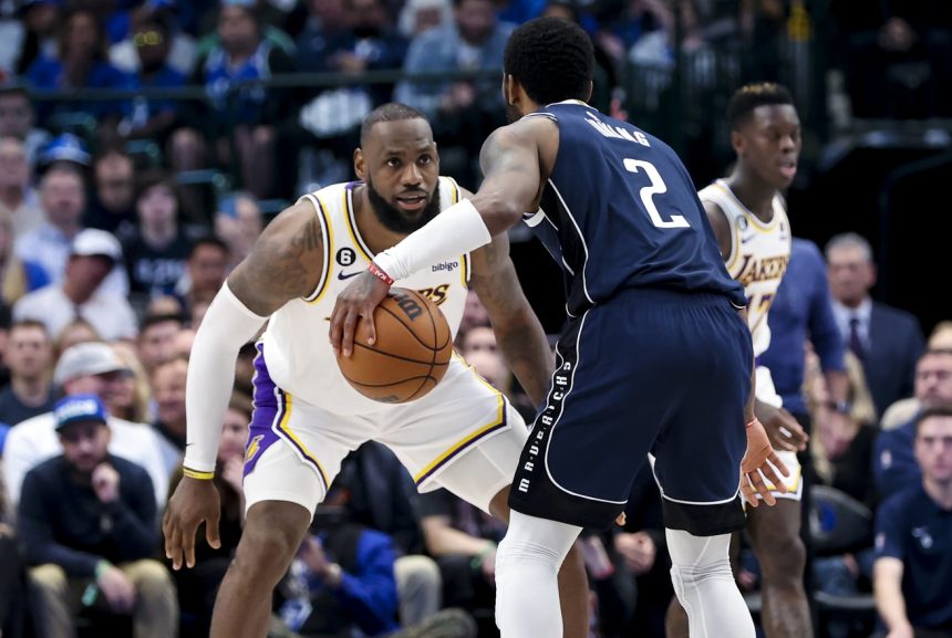 Kyrie Irving and LeBron James