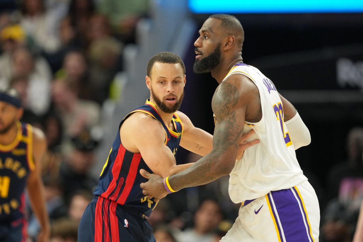LeBron James and Stephen Curry