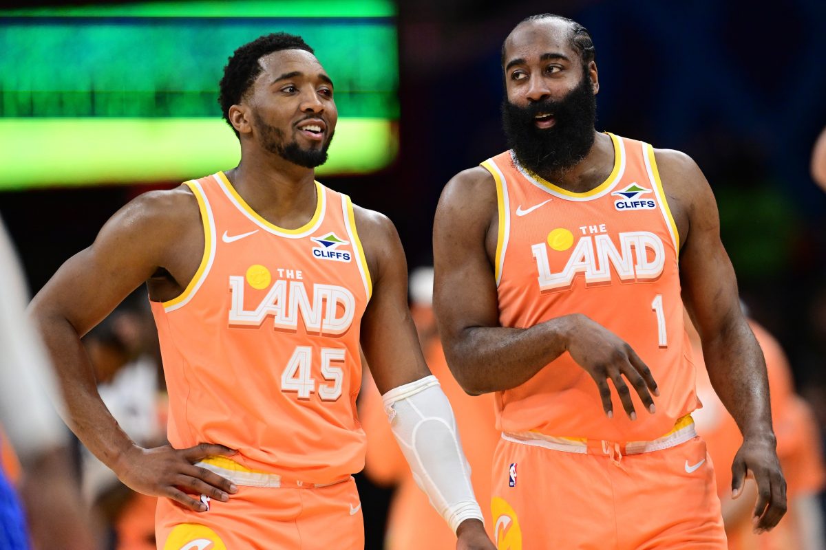 Donovan Mitchell and James Harden