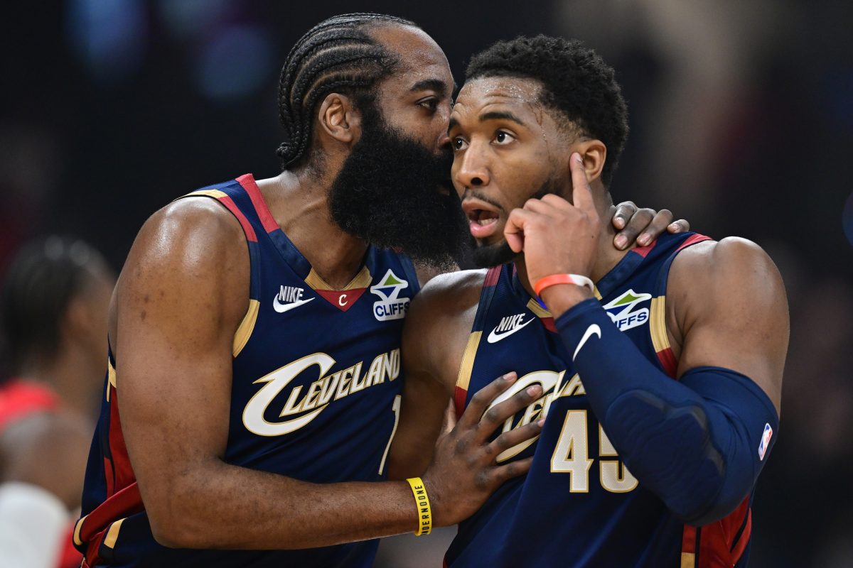 James Harden and Donovan Mitchell