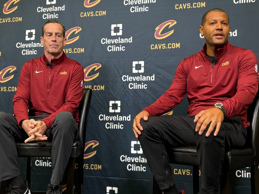 Koby Altman and Kenny Atkinson
